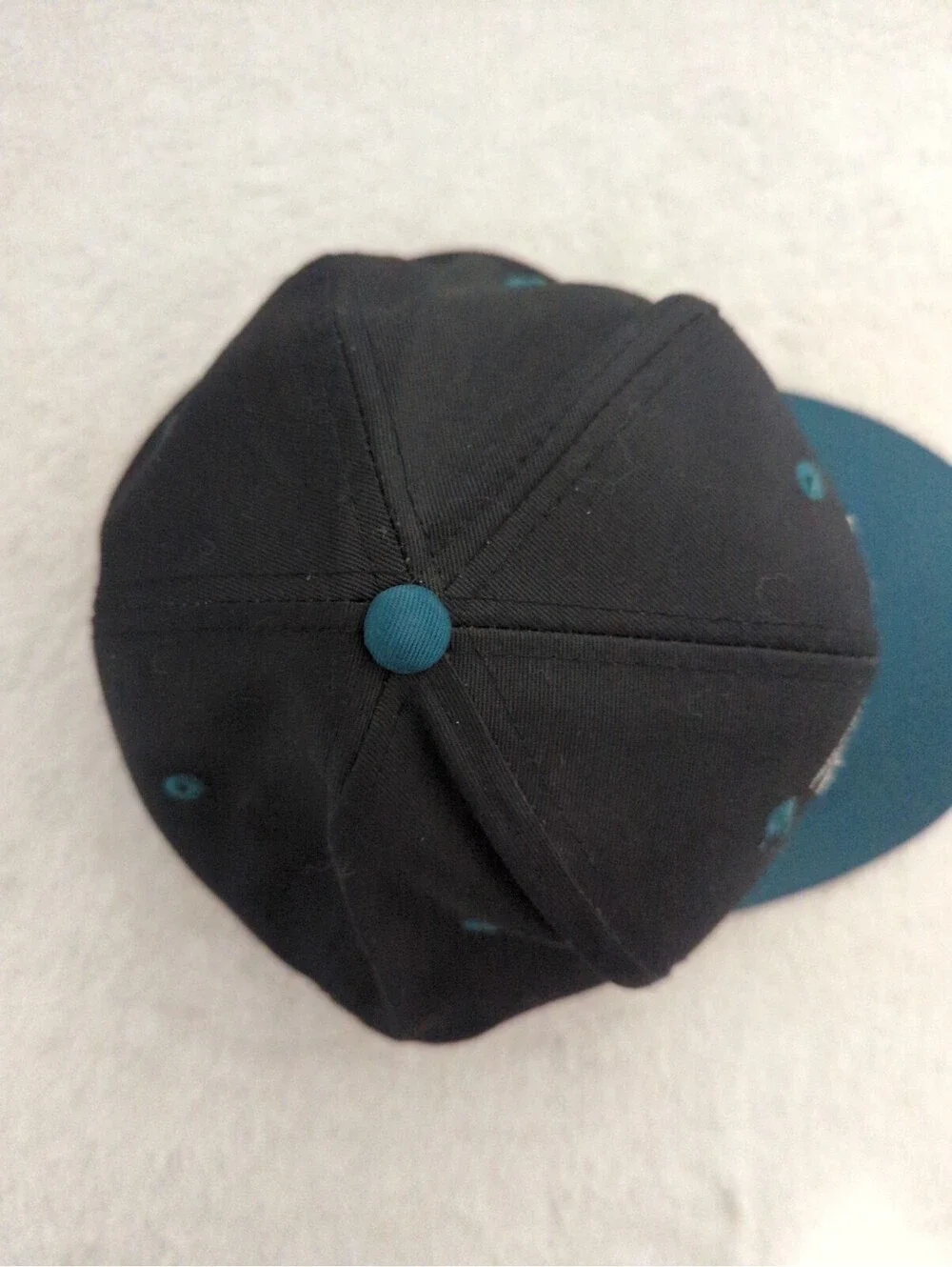Vintage San Jose Sharks Logo 7 Snapback Cap Hat